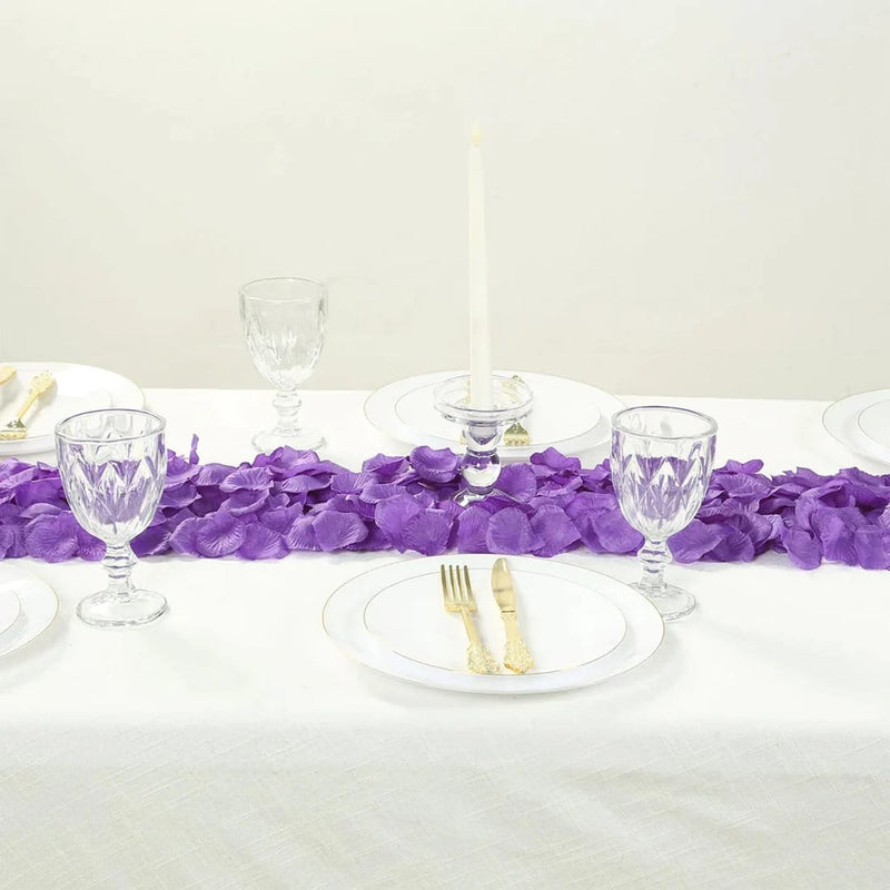 2000 Silk Rose Petals Round Artificial Flowers Table Confetti