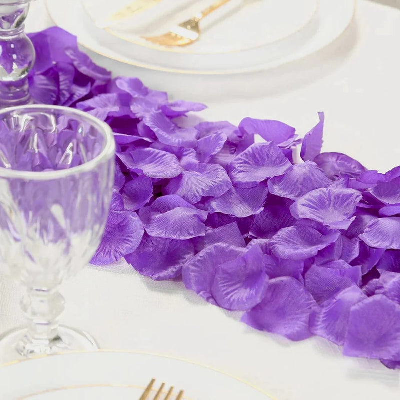 2000 Silk Rose Petals Round Artificial Flowers Table Confetti