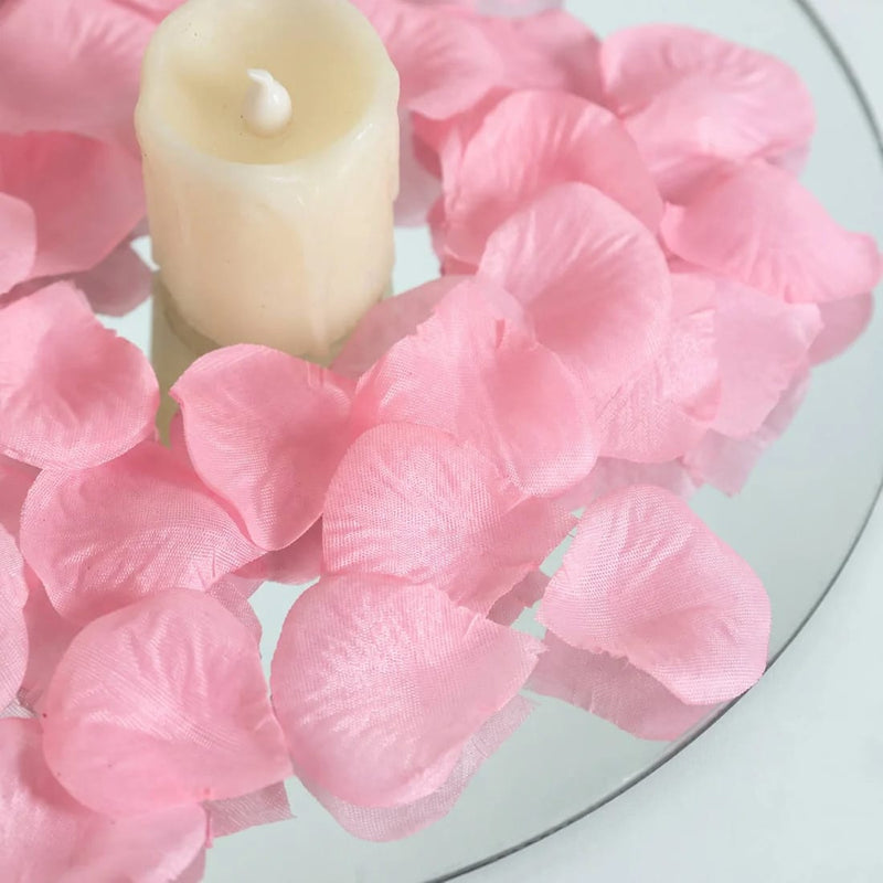 2000 Silk Rose Petals Round Artificial Flowers Table Confetti