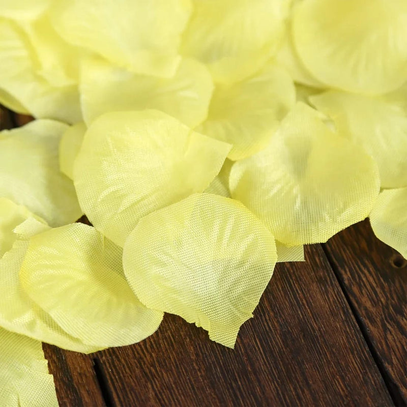 2000 Silk Rose Petals Round Artificial Flowers Table Confetti
