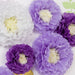 21 Tissue Paper Pom Poms Chrysanthemum Flowers with Butterflies and Leaves Set