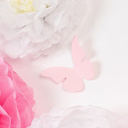 21 Tissue Paper Pom Poms Chrysanthemum Flowers with Butterflies and Leaves Set