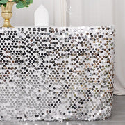 21ft Premium Big Payette Sequin Dual Layered Satin Table Skirt