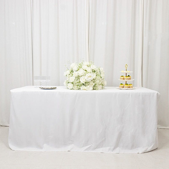 22" Pre-Arranged Silk Roses Bouquet Artificial Flower Ball - White ARTI_BALL_RS03_22_WHT