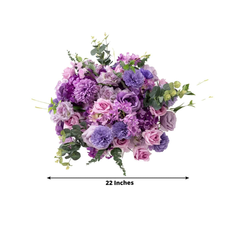 22" Silk Roses Hydrangea Chrysanthemum Bouquet Artificial Flower Ball