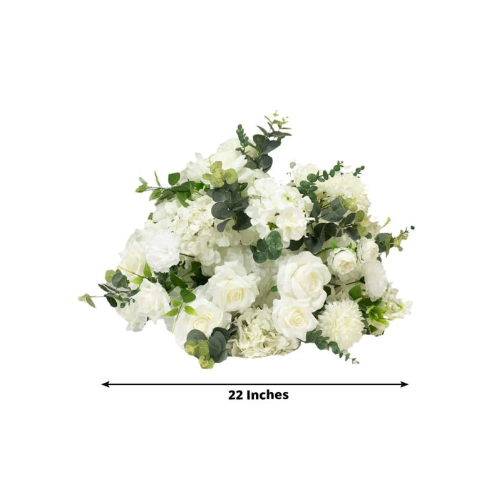 22" Silk Roses Hydrangea Chrysanthemum Bouquet Artificial Flower Ball