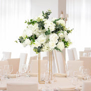 22" Silk Roses Hydrangea Chrysanthemum Bouquet Artificial Flower Ball