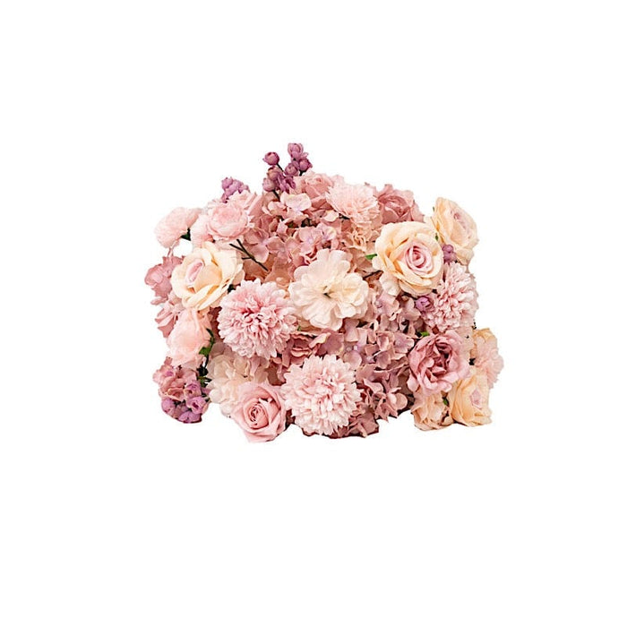 22" Silk Roses Hydrangea Chrysanthemum Bouquet Artificial Flower Ball ARTI_BALL_RS04_22_MIX080