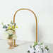 23" Metal Floral Chiara Arch Table Centerpiece with Rounded Top - Gold WOD_HOPMET06_24_GOLD