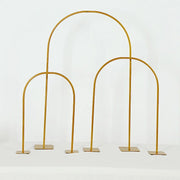 23" Metal Floral Chiara Arch Table Centerpiece with Rounded Top - Gold WOD_HOPMET06_24_GOLD