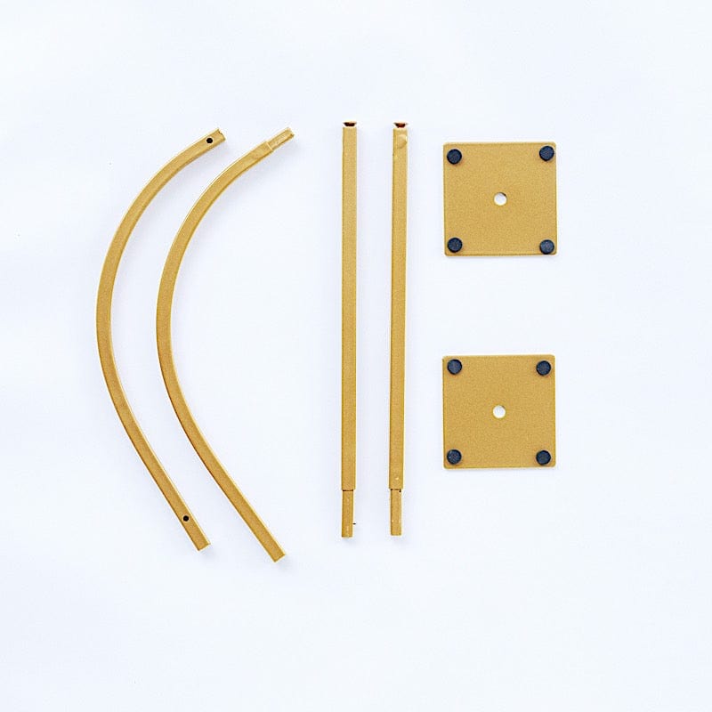 23" Metal Floral Chiara Arch Table Centerpiece with Rounded Top - Gold WOD_HOPMET06_24_GOLD