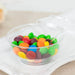 24 Clear 3.5 oz Round Plastic Dessert Cups with Lid and Spoon Set - Disposable Tableware DSP_DST_CU002_3_CLR