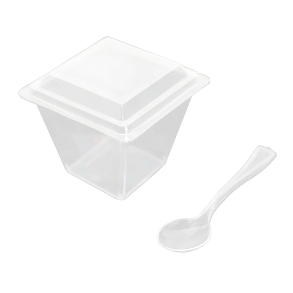 Wholesale 100 Clear Disposable Plastic Pudding Cappuccino Cups With Lid  Ideal For Weddings, Birthdays, And Parties From Oopp, $15.61