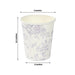 24 Disposable 9oz French Toile Paper Cups - White