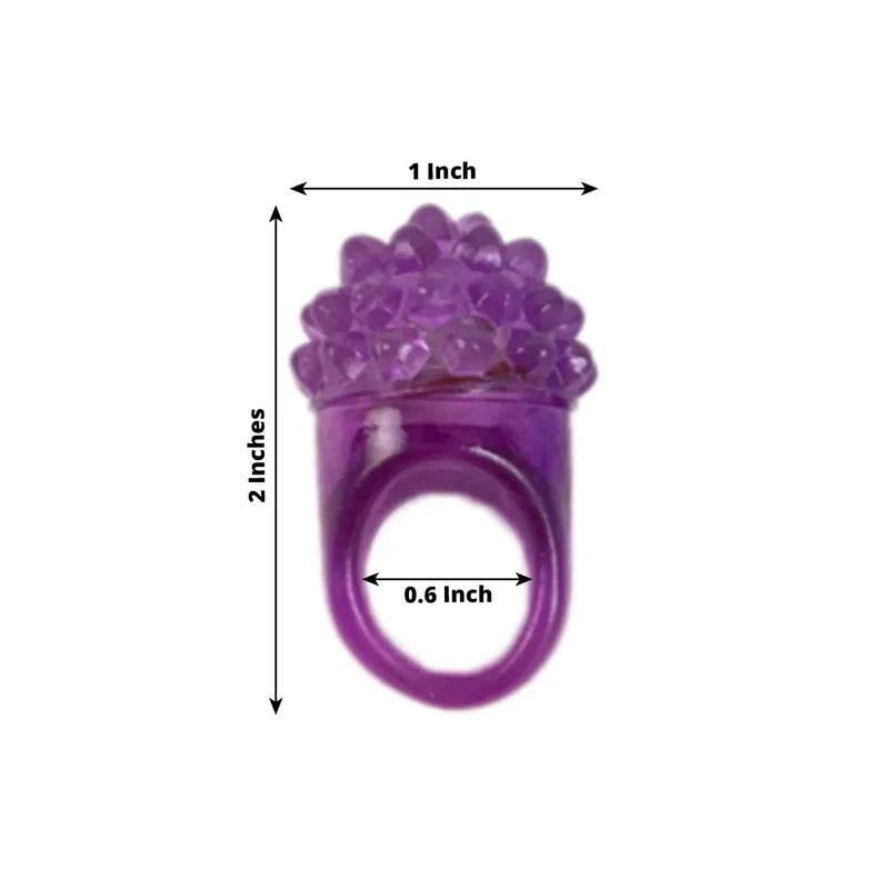 24 Flashing LED Light-Up Jelly Rings - Assorted LED_RING01_ASST