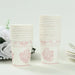 24 French Toile Floral Paper Cups - White and pink DSP_PCUP_016_9_PINK