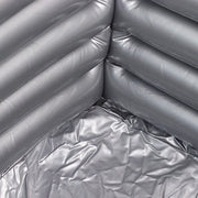 24" Inflatable 80's Themed Boom Box Ice Beverage Cooler - Silver FLOAT_16x24_BOOM