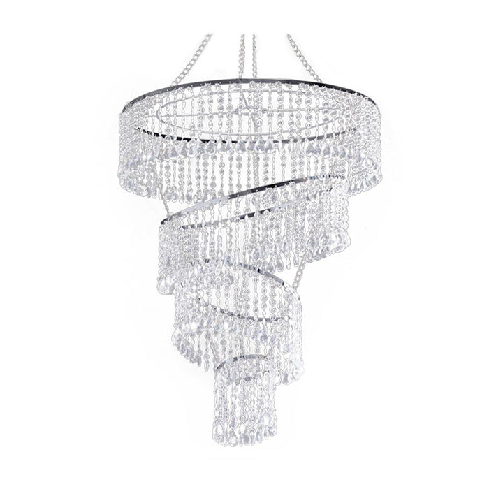 24" long x 18" wide Chandelier with Faux Crystal Beads CHDLR_009