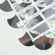 24 Mermaid Scales Sequin Shimmer Wall Photo Backdrop Panels - Iridescent Blue BKDP_PAN02_MERM_ABWB_24