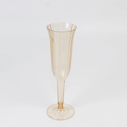 24 pack 6 oz Disposable Plastic Champagne Flute Glasses