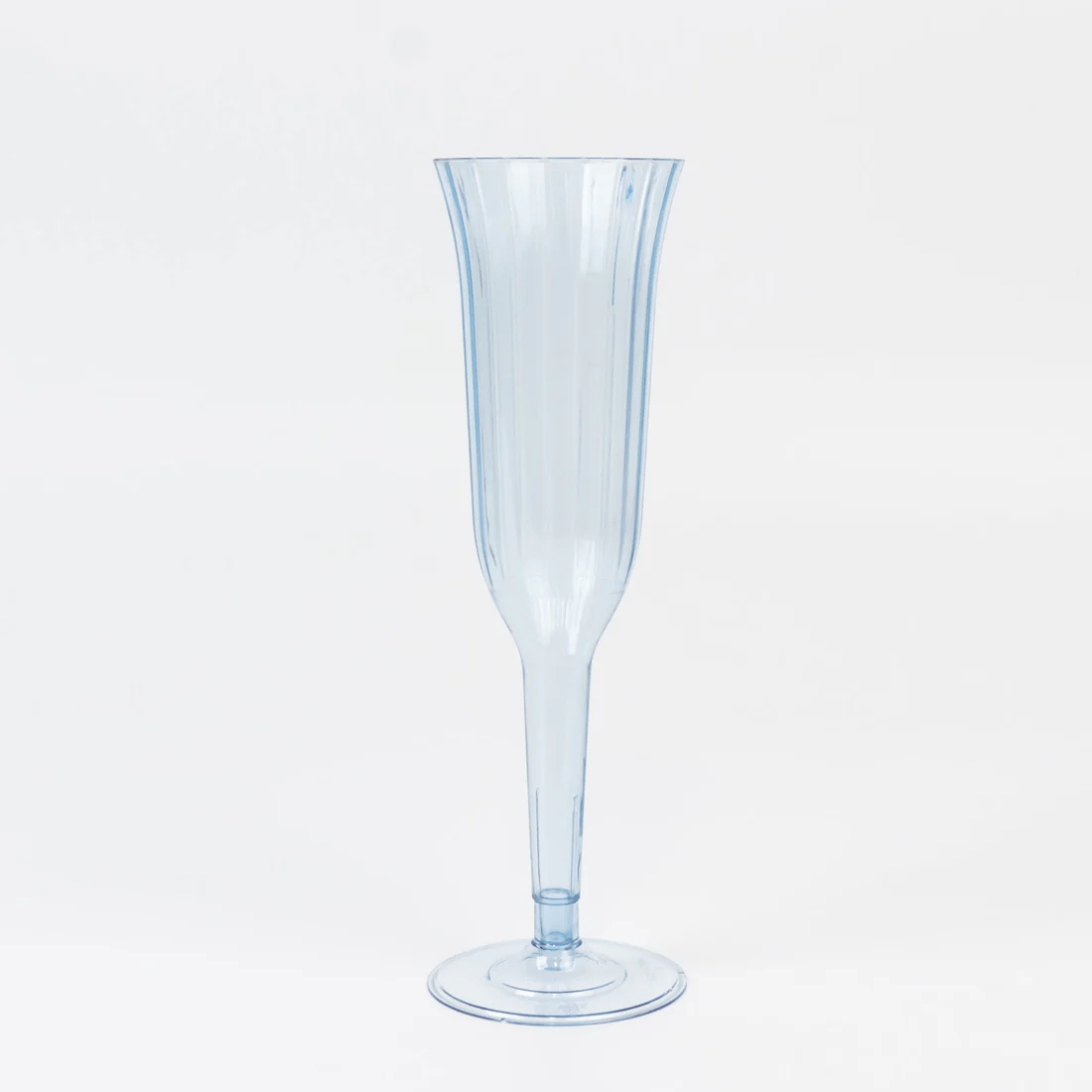 24 pack 6 oz Disposable Plastic Champagne Flute Glasses