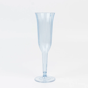 24 pack 6 oz Disposable Plastic Champagne Flute Glasses