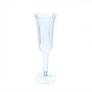 24 pack 6 oz Disposable Plastic Champagne Flute Glasses PLST_CC22_086_PK24