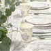 24 Paper Cups Damask Floral Pattern