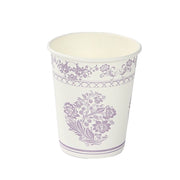 24 Paper Cups Damask Floral Pattern DSP_PCUP_016_9_LAV