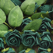 24 pcs 2" Mini Foam Rose Flowers Stems