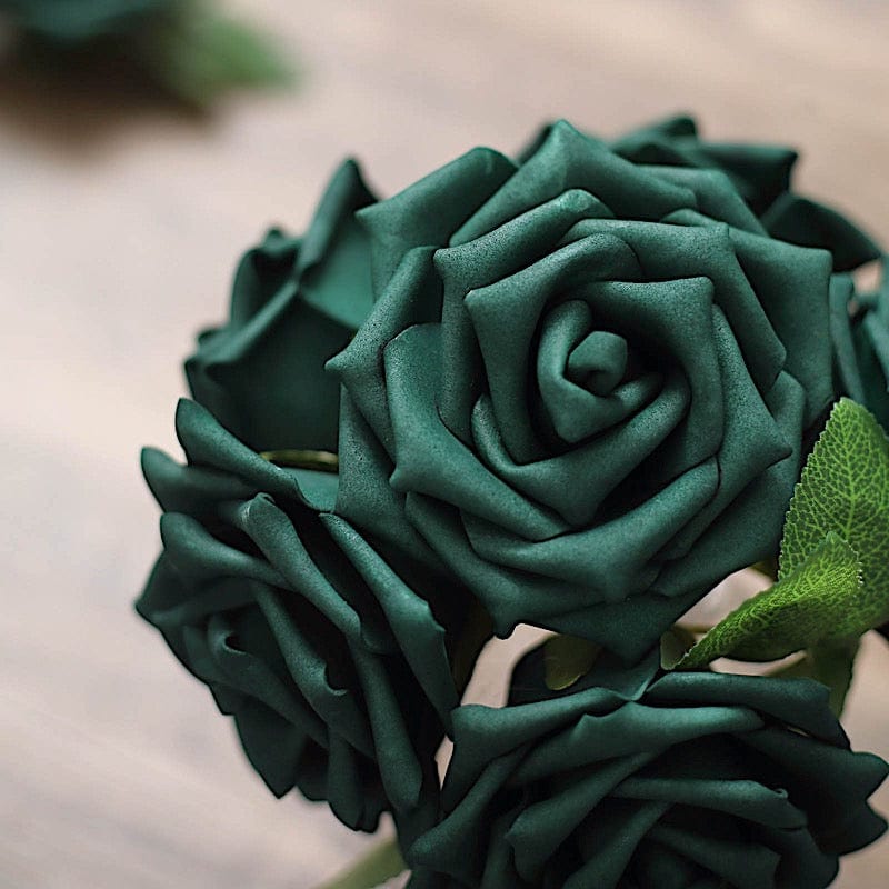 24 pcs 5" Foam Rose Flowers Stems