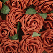 24 pcs 5" Foam Rose Flowers Stems