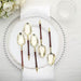 24 Plastic 6" Dessert Spoons with Roman Column Handle - Disposable Tableware