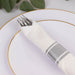 24 Plastic Silverware with Pre Rolled Paper Napkins