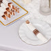 24 Plastic Silverware with Pre Rolled White Paper Napkins - Rose Gold