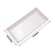 24 Rectangle 5" Biodegradable Wheat Straw Fiber Mini Serving Trays - Natural DSP_DST_BPL001_3_NAT