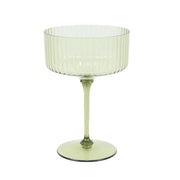 24 Ribbed 10 oz Premium Plastic Disposable Champagne Glasses with Detachable Stem DSP_CUCK002_10_087