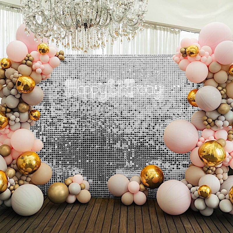 24 Square Sequin Shimmer Wall Photo Backdrop Panels