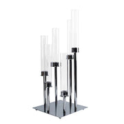 24" tall Candelabra Candle Holder Centerpiece with Glass