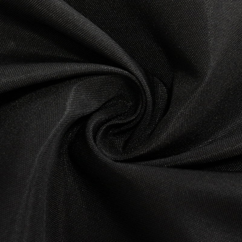24" x 30" Fitted Polyester Tablecloth - Black