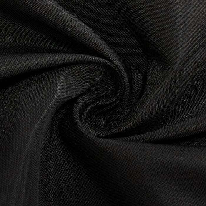 24" x 30" Fitted Polyester Tablecloth - Black