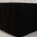 24" x 30" Fitted Polyester Tablecloth - Black
