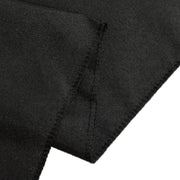 24" x 30" Fitted Polyester Tablecloth - Black
