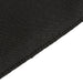 24" x 30" Fitted Polyester Tablecloth - Black