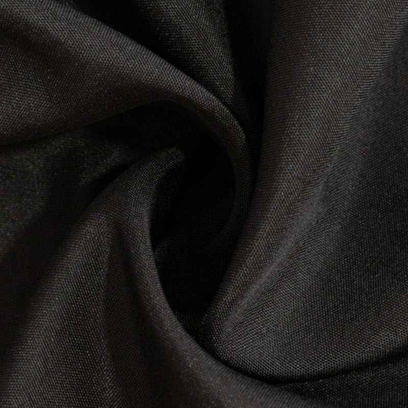 24" x 30" Fitted Polyester Tablecloth - Black