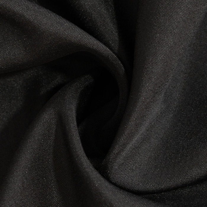 24" x 30" Fitted Polyester Tablecloth - Black