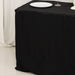 24" x 30" Fitted Polyester Tablecloth - Black