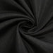 24" x 42" Fitted Polyester Tablecloth - Black