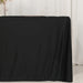 24" x 42" Fitted Polyester Tablecloth - Black