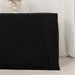24" x 42" Fitted Polyester Tablecloth - Black